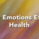 how emotions effect health