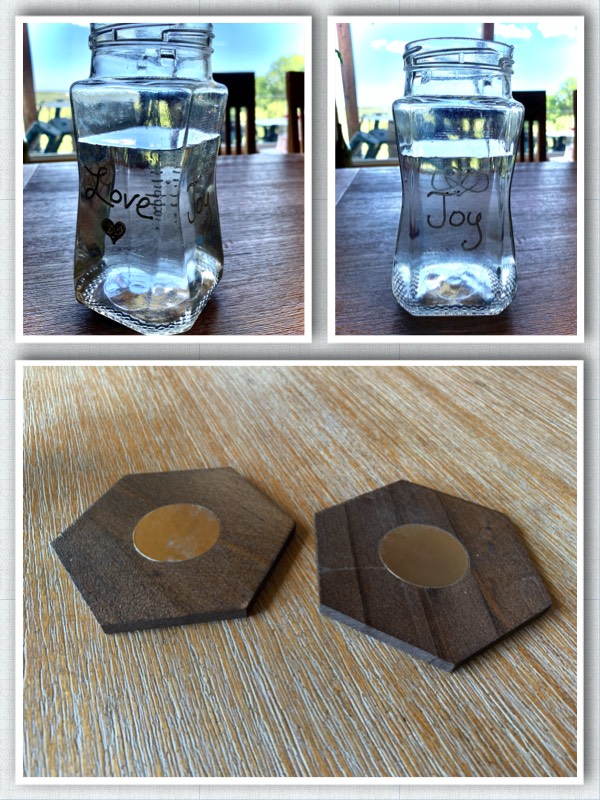 magnetic coasters to help polarity